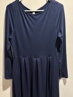 NWOT 24/7 Comfort Apparel Navy Dress